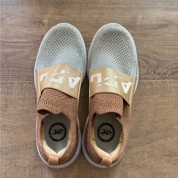 APL Techbloom Bliss Running Walking Shoes Rose Gold/ Champagne - Picture 7 of 7